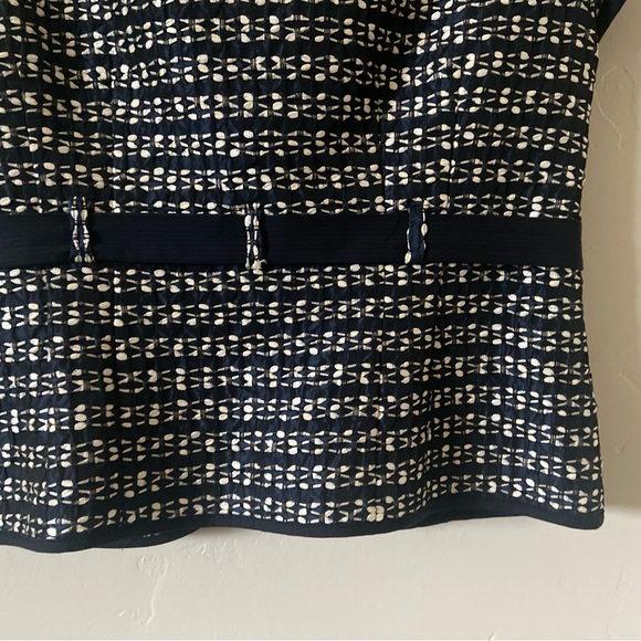 🆕 Deep Navy & White Tweed Skirt Suit - Nanette Lepore - Picture 13 of 16